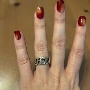 James Avery Love Ring, most likely size 7 Sterling Sliver